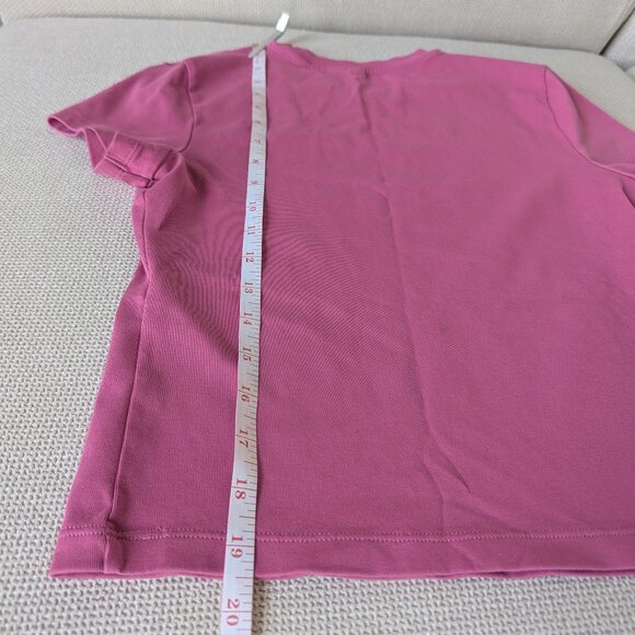 *2/$20* Uniqlo 90's y2k bright pink cotton baby tee, Size M - Picture 6 of 10